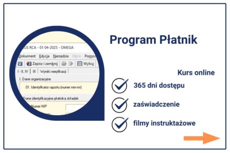 Program PŁATNIK krok po kroku - wideoszkolenie z zaświadczeniem MEiN