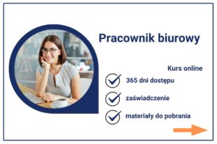 Szkolenie Pracownik administracyjno-biurowy online. Kurs z zaświadczeniem MEiN