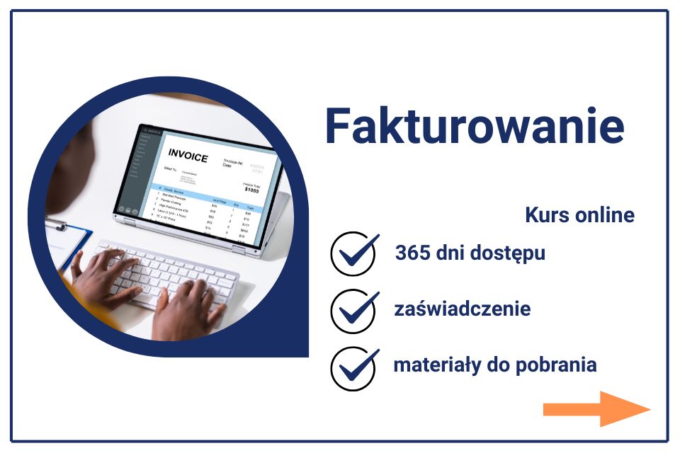 Fakturowanie szkolenie online z zaświadczeniem