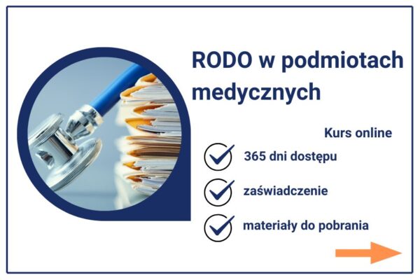 Kurs online RODO w podmiotach medycznych