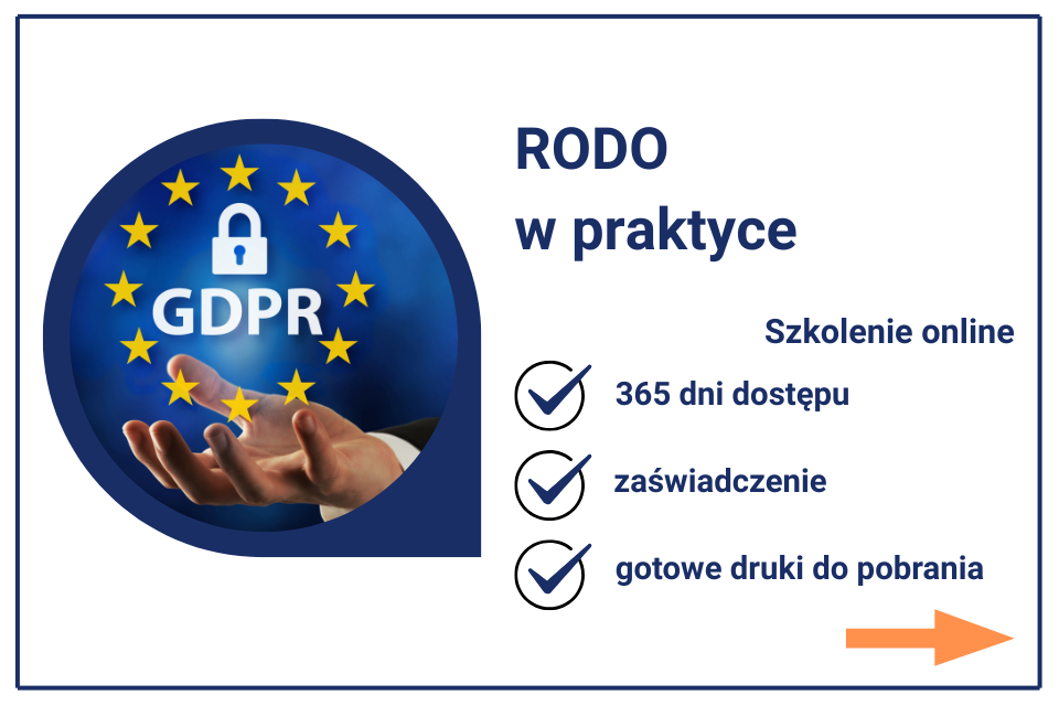 RODO w praktyce – szkolenie online z zaświadczeniem i pakietem gotowych dokumentów